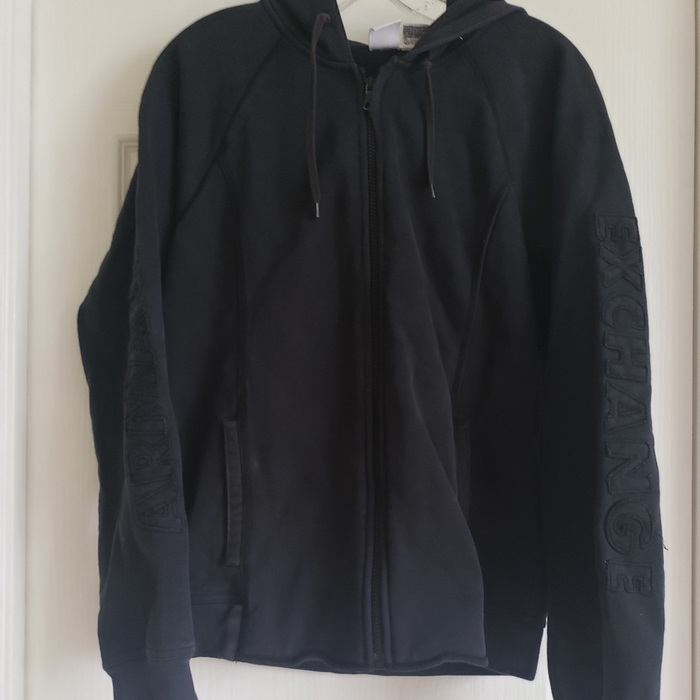 A|X • logo hoodie zip up jacket